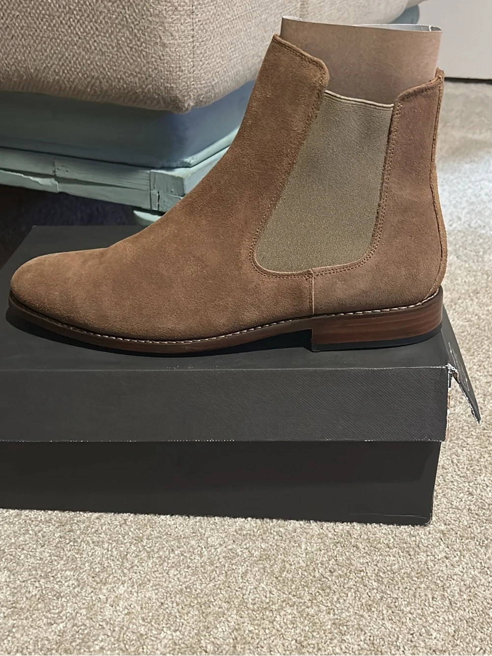 Thursday Boot Company Tan Suede Chukka Chelsea Boot